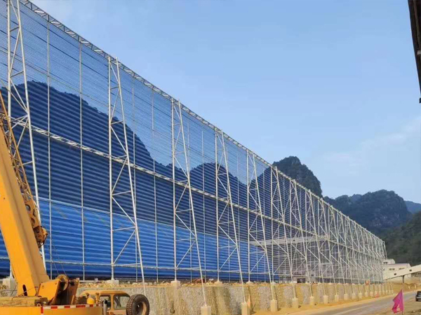 国能南部生物发电防风抑尘墙